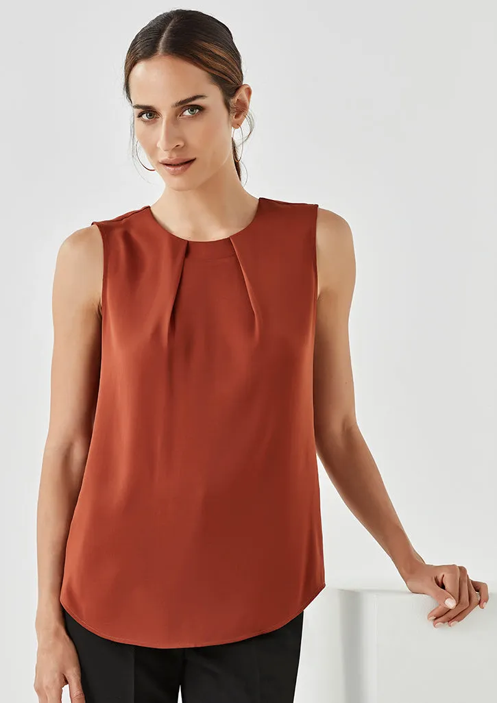 Womens Estelle Pleat Blouse - RB973LN