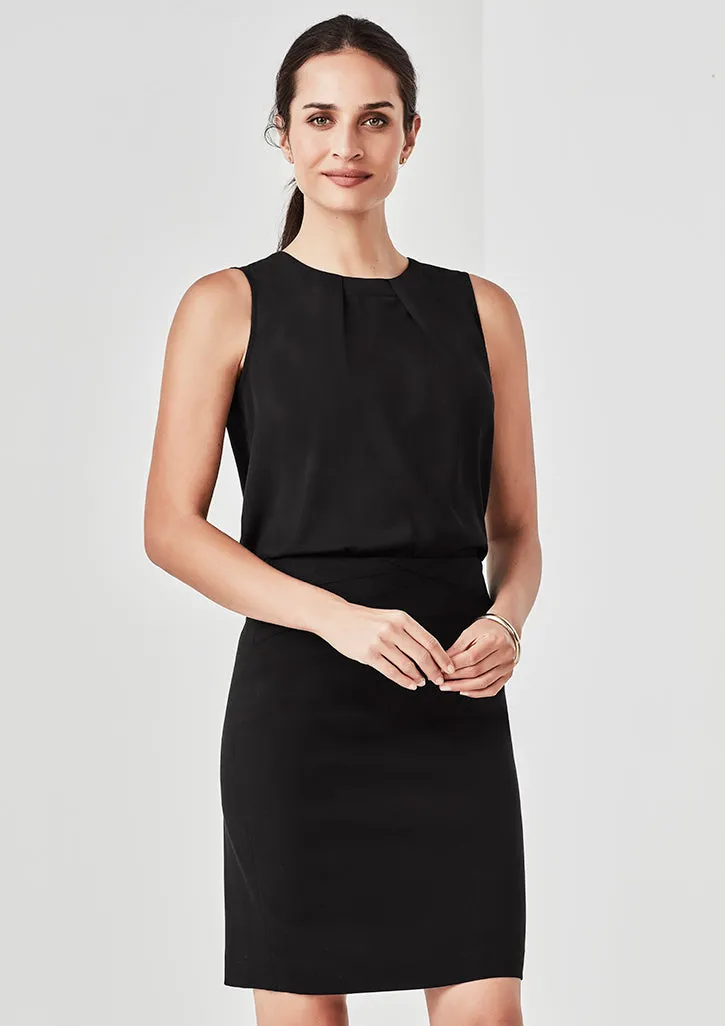 Womens Estelle Pleat Blouse - RB973LN